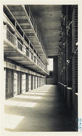 (UNITED STATES INDUSTRIAL REFORMATORY) Archive with over 110 photographs documenting the cellblock construction, onsite hospital, and t